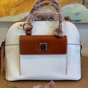 Dooney & Bourke Aubrey Satchel (Bone)